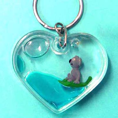 Keyring Liquid Heart Koala